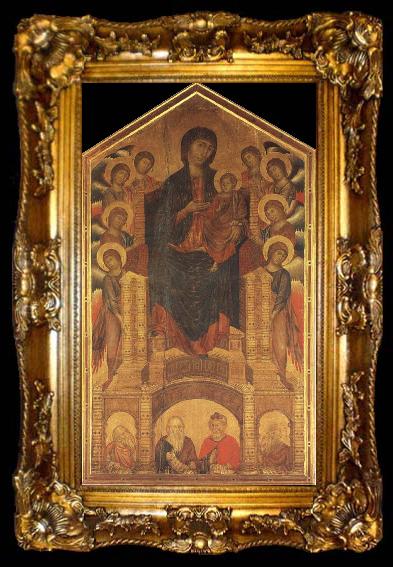framed  unknow artist Cimabue, Maesta, ta009-2